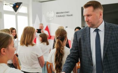 Spotkanie Ministra Edukacji i Nauki z przedstawicielami polsko-ukraińskiego projektu „Dumka i mazurek”