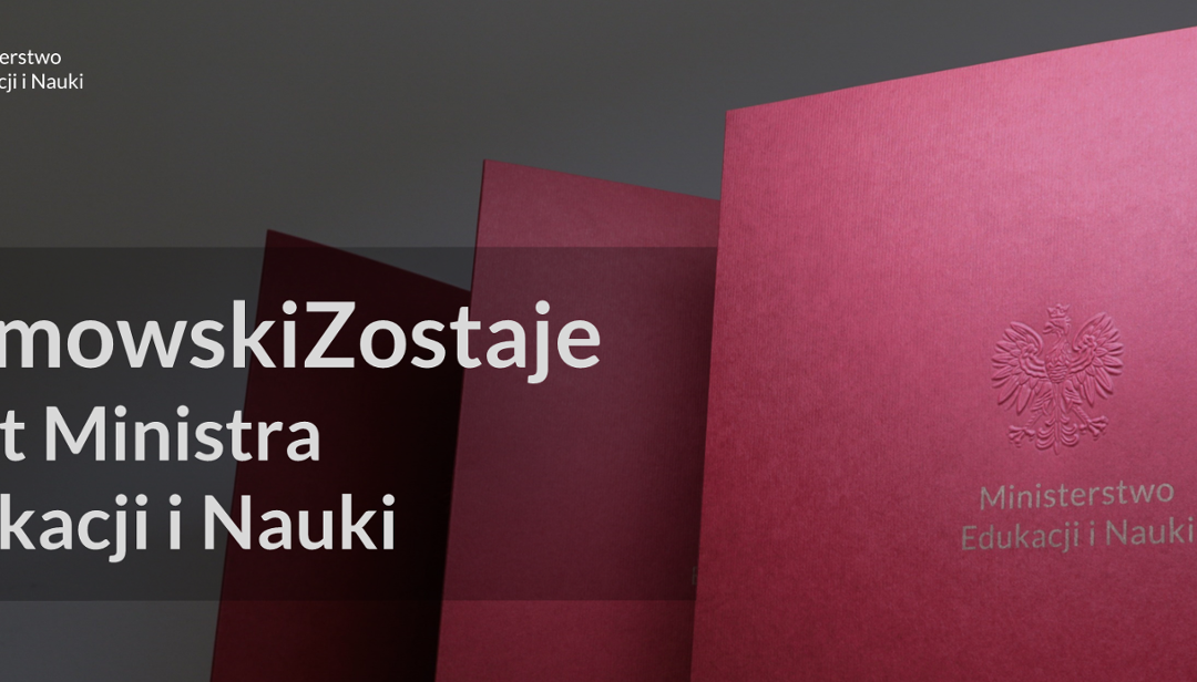 #DmowskiZostaje – list Ministra Edukacji i Nauki w sprawie zachowania nazwy ronda Dmowskiego w Warszawie